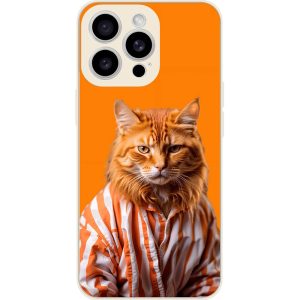 orange cat phone case