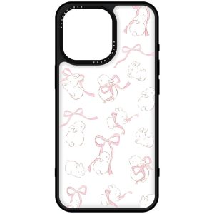 Pink Bow Rabbit - Customizable Case For iPhone